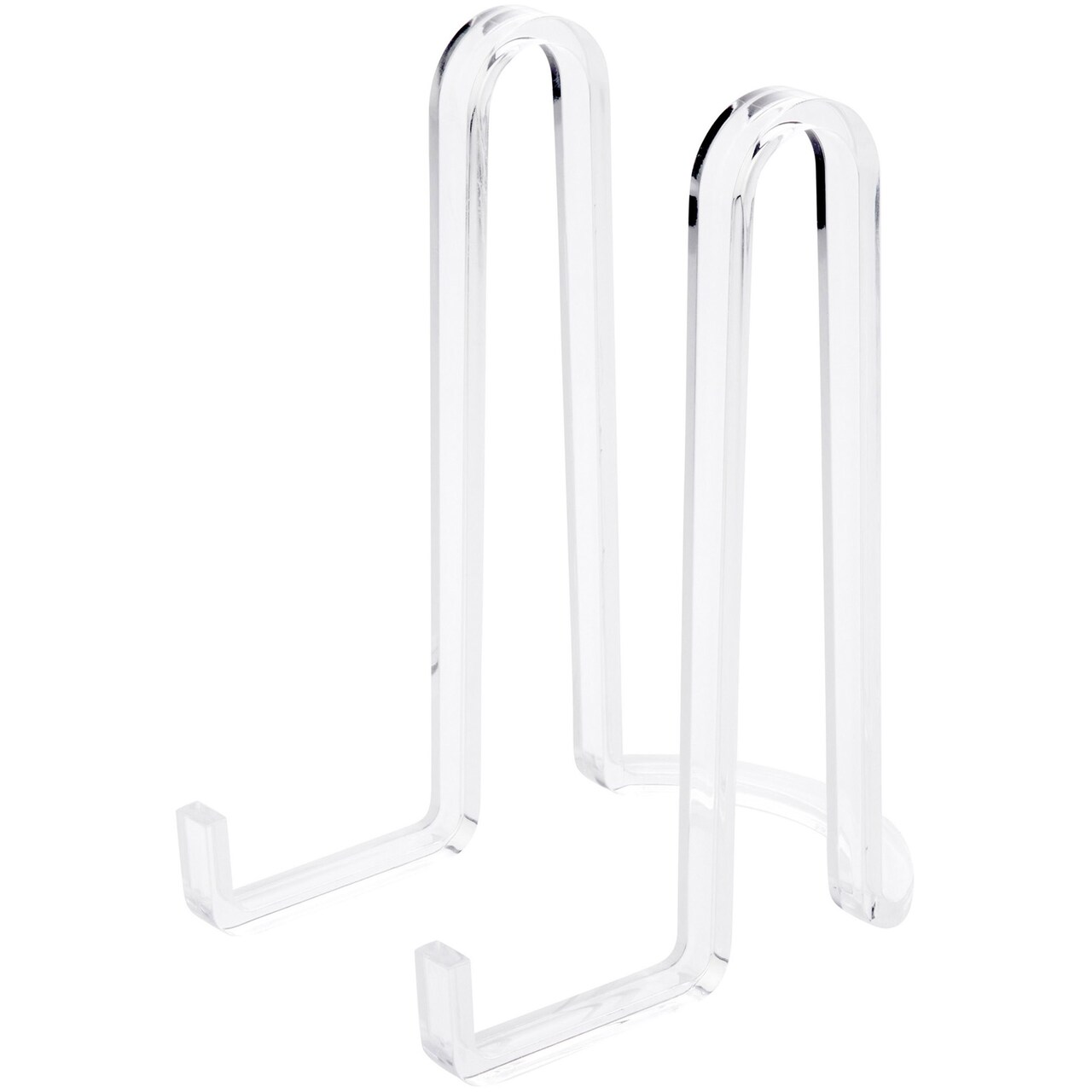 Plymor Clear Acrylic Ribbon-Style Display Easel, 7.5" H x 4" W x 6" D